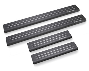 Progi 2 Line Honda FR-V - Van 5 2005-2009 - Satin Black&White