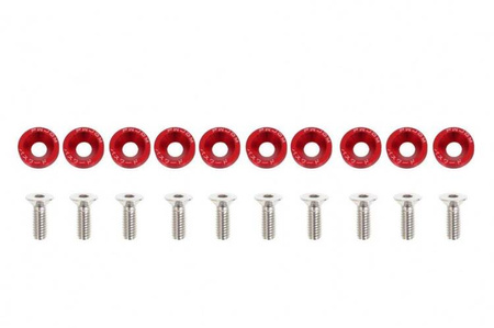Śrubki uniwersalne 6mm JDM Red