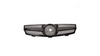 Grill sportowy Gloss Black MERCEDES CLK C209 A209 2002-2009