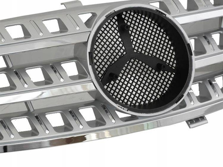 Grill Atrapa Mercedes W164 05-08 Silver Chrome