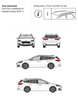 Bagażnik dachowy CRUZ AIRO FIX DARK Ford Focus IV SportBreak/Active Wagon