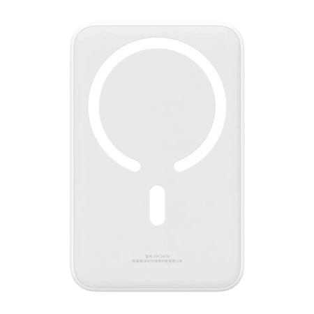 Powerbank magnetyczny Baseus Magnetic Mini 20000mAh, USB-C 20W MagSafe (biały)
