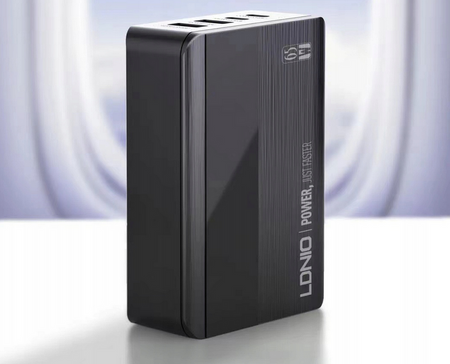 Ładowarka zasilacz 65W 4x USB TYP C PD QC LCD LED