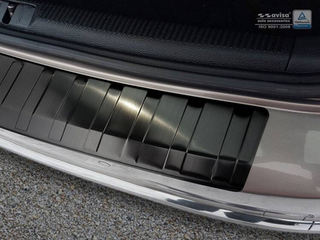 Nakładka na zderzak tylny do Volkswagen Passat B7 Kombi (Czarna)