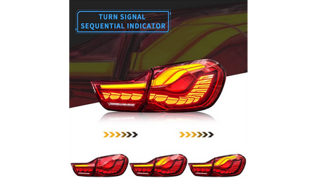 Zestaw Lamp Tylnych Dynamic LED Red BMW 4 F32 F82 4 F33 F83 2013-obecnie