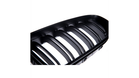 Grill sportowy podwójne żeberka Matt Black BMW 6 F13 F12 F06 2011-2018
