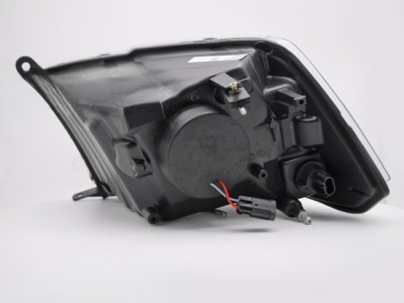 Czarne reflektory lampy Dodge RAM 2009–2018 LED TUBE PROJECTOR