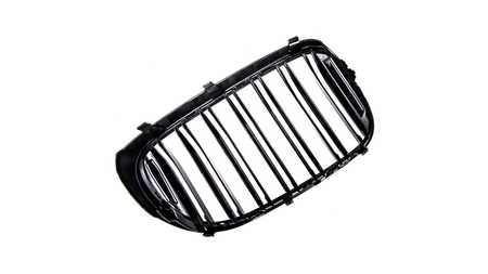 Grill sportowy podwójne żeberka Gloss Black BMW 7 G11 G12 przed liftem 2015-2019