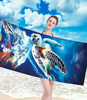 RĘCZNIK PLAŻOWY KĄPIELOWY 100 X 180 CM MIKROFIBRA DUŻY SZYBKOSCHNĄCY MIĘKKI KOLOROWY
