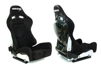 Fotel sportowy K608 Zamsz Bride Black