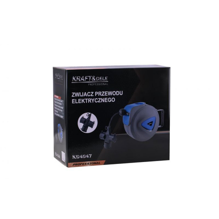Przedłużacz ze zwijaczem 3x1,5mm 20m KD4047