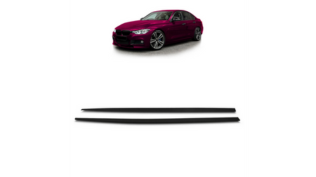 Dokładki progów Matt Black BMW 3 F30 F31 2011-2018