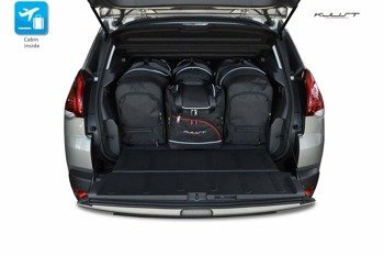 PEUGEOT 3008 2009-2016 TORBY DO BAGAŻNIKA 4 SZT