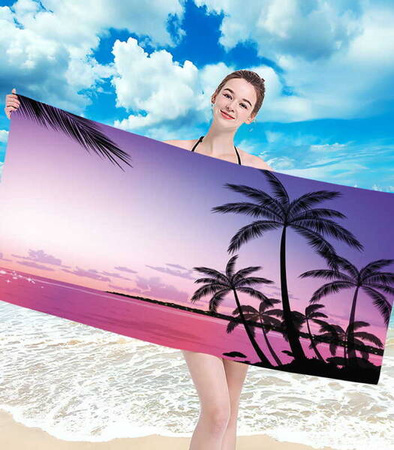 RĘCZNIK PLAŻOWY KĄPIELOWY 100 X 180 CM MIKROFIBRA DUŻY SZYBKOSCHNĄCY MIĘKKI KOLOROWY