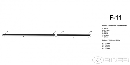 Vw Golf VII Variant listwy boczne