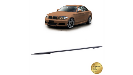 Lotka Lip Spoiler Matt Black  BMW 1 (E82) Coupe 2007-2013