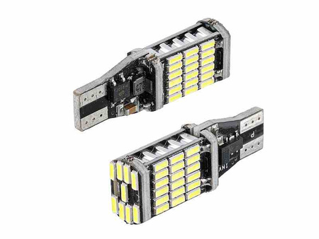 Żarówka VISION W16W (T15) 12/24V 45x 4014 SMD LED, nonpolar, CANBUS, biała, 2 szt.