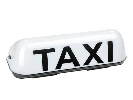 Lampa TAXI ukośna, LED, biała