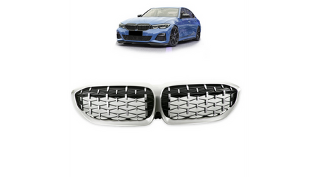 Grill sportowy All Chrome BMW 3 G20 G21 przed liftem 2019-2022