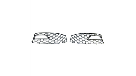 Ramki do halogenów Gloss Black AUDI A4 B8 Facelift 2012-2016