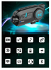 Interkom motocyklowy kamera 2K IMX335 SONY WIFI BT