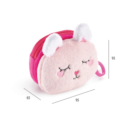 Portfelik z futerkiem Miquelrius - Królik