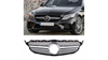 Grill sportowy Silver A-Type MERCEDES C-Class W205 S205 A205 C205 Facelift 2018-2021