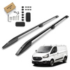 Relingi dachowe Ford Transit Custom I V362 | FY/FZ/F3 L1 | SWB 2012-2023 Czarny SHORT