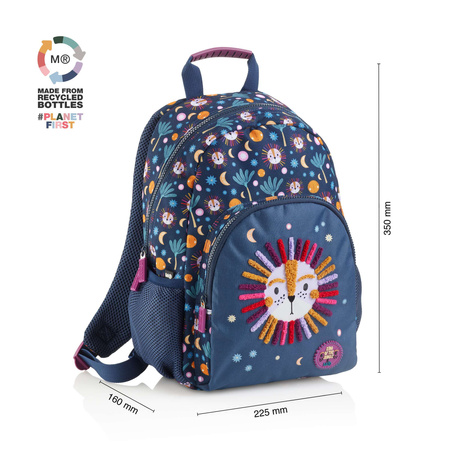 Plecak dwukomorowy London Miquelrius - Lew 12L