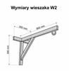 Wieszak W2S na worek bokserski do 100 kg
