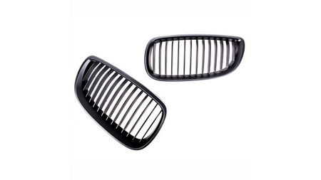 Grill sportowy pojedyncze żeberka Matt Black BMW 3 E92 E93 przed liftem 2005-2010