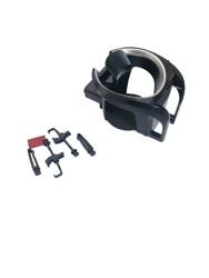 Uchwyt na napoje montowany w nawiewach CZARNY/SREBRNY