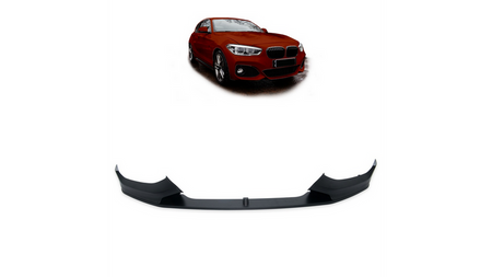Dokłada przedniego zderzaka Matt Black  BMW 1 (F20, F21) Hatchback Facelift 2015-2019