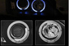 Lampy Ford Mondeo mk3 00-07 ringi black + silniki