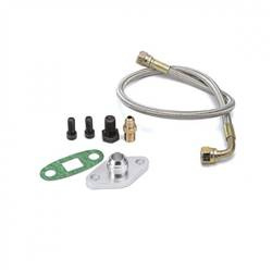 Uniwersalny zestaw spływu i zasilania oleju Single Turbo