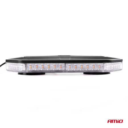 Belka ostrzegawcza LED WLB78 na magnes 293x171mm R65 R10 48LED 12-24V IP56 AMIO-02920