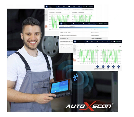 Tester diagnostyczny + programator TPMS RS930 J. Polski