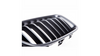 Grill sportowy pojedyncze żeberka Matt Black BMW 3 F30 F31 2011-2019