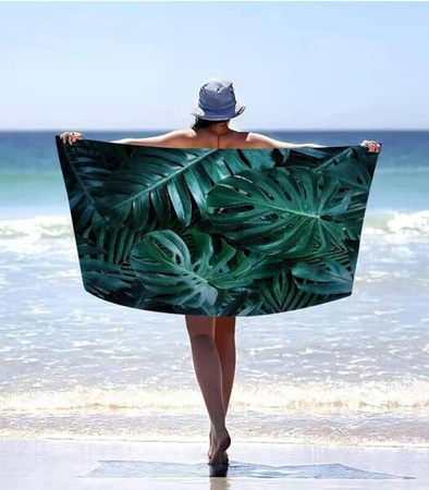 RĘCZNIK PLAŻOWY KĄPIELOWY 100 X 180 CM MIKROFIBRA DUŻY SZYBKOSCHNĄCY MIĘKKI KOLOROWY