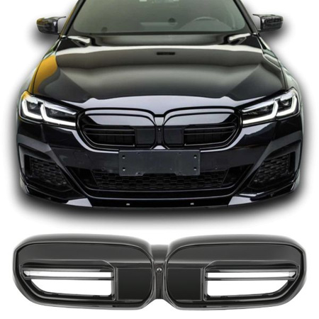 GRILL BMW G30 G31 LCI LOOK BMW G90 G99 M5 GLOSS BL