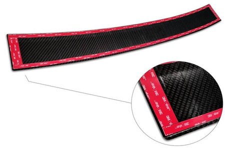 Nakładka na zderzak tylny do Volvo V70 3 (Carbon Fiber)