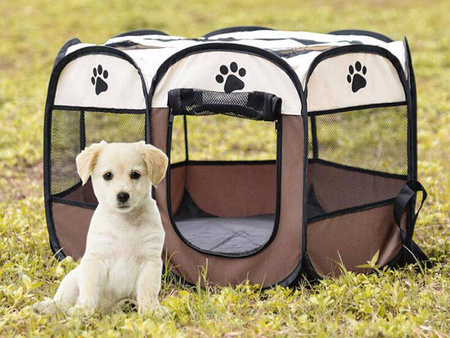 KOJEC DLA PSA KOTA ROZMIAR S SKŁADANY PRZENOŚNY LEGOWISKO KLATKA ZAGRODA