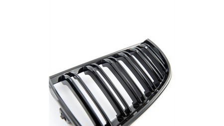 Grill sportowy podwójne żeberka Gloss Black BMW 3 E90 E91 przed liftem 2005-2008