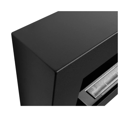 Biokominek wiszący 900x400 Box czarny strukturalny mat