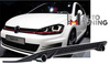 DYFUZOR TYLNY VW GOLF 7 12- GTI LOOK DUPLEX