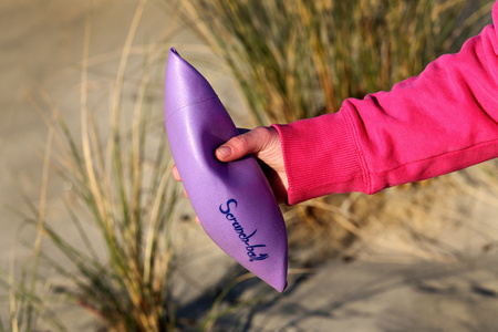 Piłka Scrunch - Pastelowy Żółty