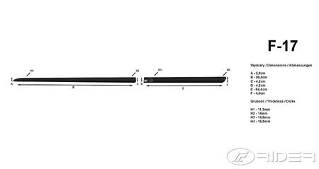 Opel Grandland X listwy boczne