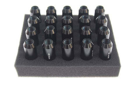 Nakrętki JBR 60mm M12 x1.25 BLACK