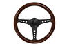 Kierownica 350mm Drewno Black