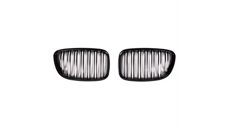 Grill sportowy podwójne żeberka Gloss Black BMW 5 F07 2013-2017